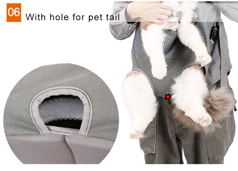 Pet Backpack Carrier | Front Travel Dog Bag | Small & Medium Pets