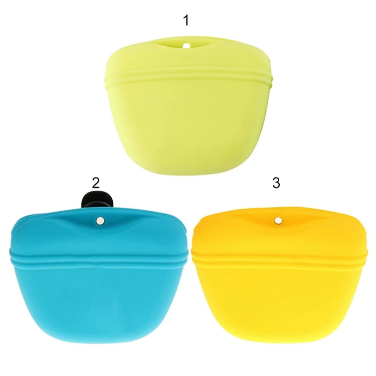 Silicone Dog Training Treat Bag – Magnetic Closure, Clip-On Design, Easy Access