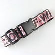 Durable Nylon Dog Collar & Leash Set – Fashion Gold Chain Lettered Design