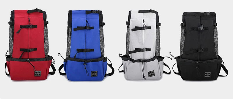 Strong Nylon Dog Carrier Backpack – Breathable Outdoor Travel Backpack for Small & Medium Dogs