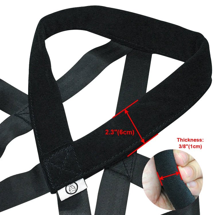 Adjustable Dog Training Harness – Padded Nylon Pet Accessories for Medium & Large Dogs