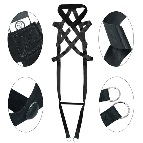 Adjustable Dog Training Harness – Padded Nylon Pet Accessories for Medium & Large Dogs