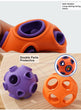 HOOPET Interactive Dog Ball Toys – Light-Up & Bell Rubber Balls for Active Play