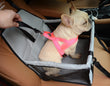 Foldable Dog Car Seat Carrier – Breathable Travel Bag for Small Dogs (40×30×25cm)