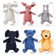 Corduroy Dog Toys – Animal Plush Squeaky Chew Toys for Small and Large Dogs