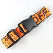 Durable Nylon Dog Collar & Leash Set – Fashion Gold Chain Lettered Design