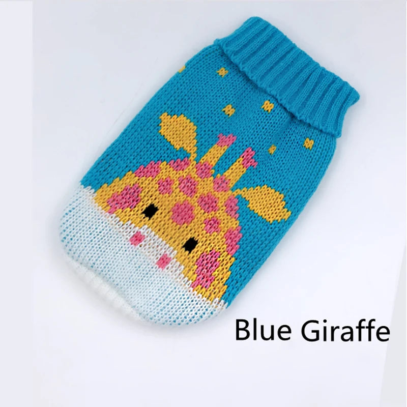 Warm Pet Clothes | Christmas Knitted Sweater | For Small, Medium Dogs/Cats