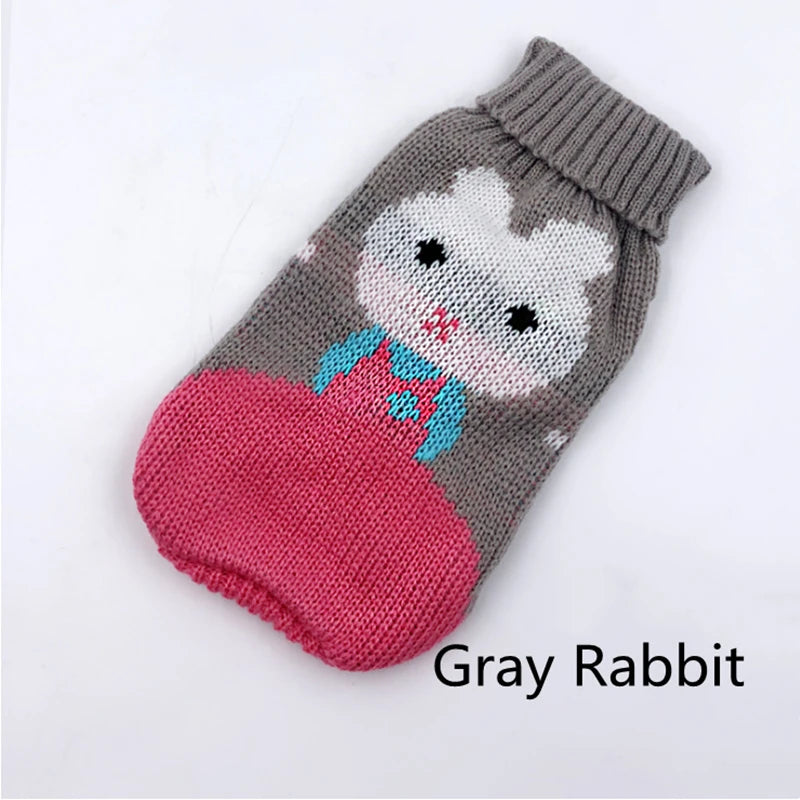 Warm Pet Clothes | Christmas Knitted Sweater | For Small, Medium Dogs/Cats