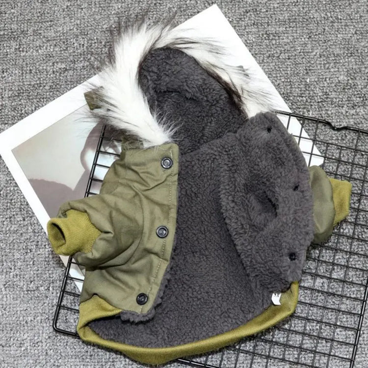 Winter Dog Clothes | Thicken Warm Puppy Coat Jacket for Small & Medium Dogs | Chihuahua & Yorkie Hoodie | Pets Clothing