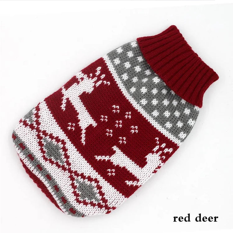 Warm Pet Clothes | Christmas Knitted Sweater | For Small, Medium Dogs/Cats