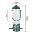 Hanging Bird Feeder | Outdoor Wild Bird Seed Feeder | Garden & Paddock Decor | Plastic Cage Feeder for Small & Large Birds | Easy to Fill & Clean