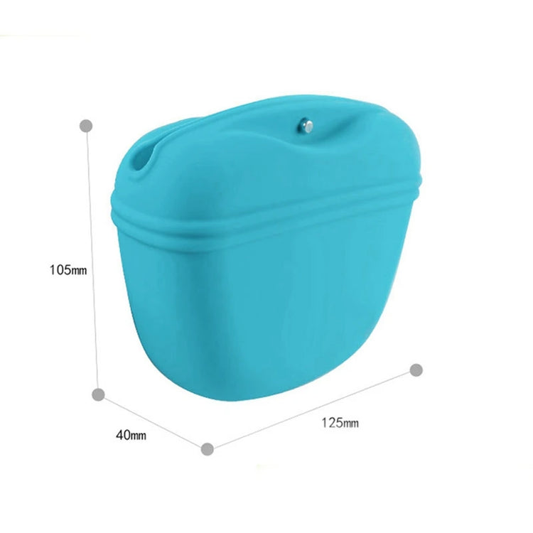 Silicone Dog Training Treat Bag – Magnetic Closure, Clip-On Design, Easy Access
