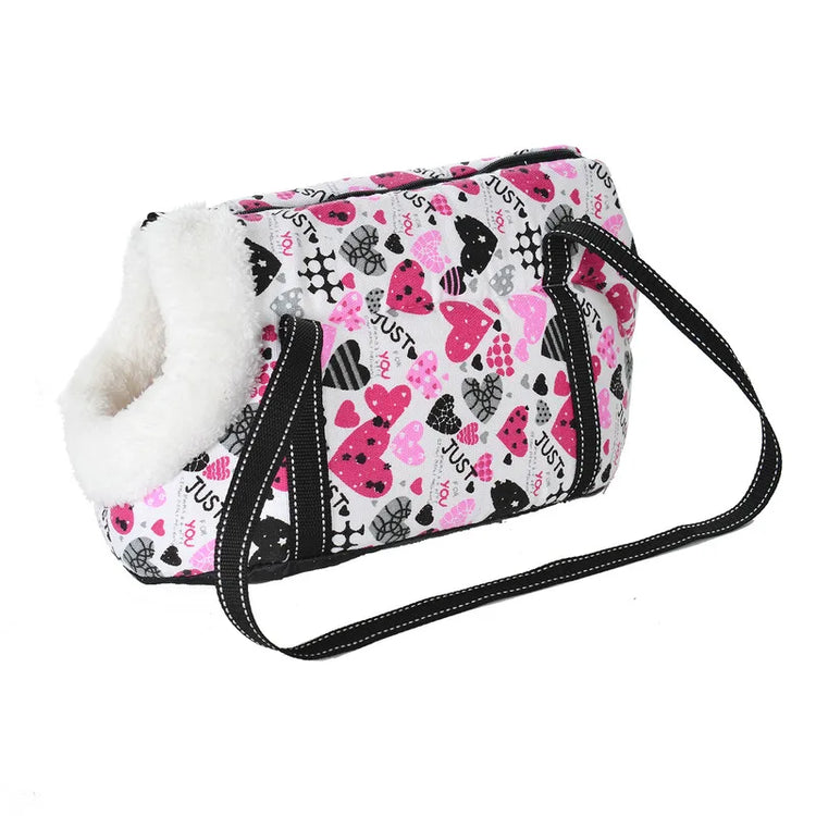 Classic Pet Carrier Sling Bag for Small Dogs – Soft, Portable Puppy and Cat Travel Bag