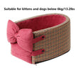 Central Console Dog Car Seat Bed – Portable Pet Carrier for Small Dogs & Cats, Travel Safety Seat
