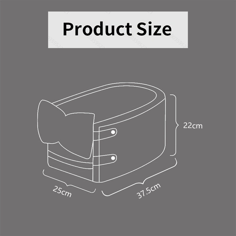 Central Console Dog Car Seat Bed – Portable Pet Carrier for Small Dogs & Cats, Travel Safety Seat