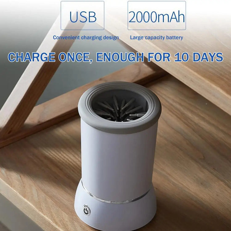 Dog Paw Cleaner Automatic Pet Foot Paw Washer Electric Paw Massager USB Cable Operated for Small Medium Dogs Cats