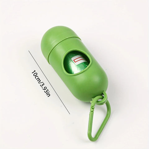 Dog Poop Bags with Dispenser and Leash Clip – Mildly Scented Waste Bags for Easy Cleanup