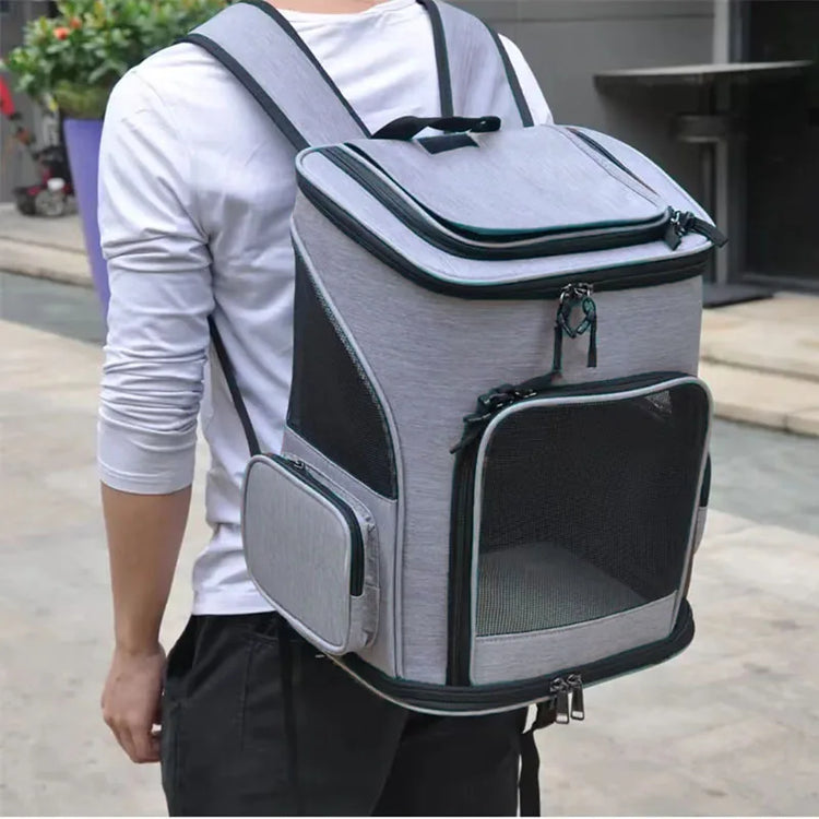 Breathable Pet Cat Carrier Backpack | Foldable Pet Carrier | Transport Travel Bag | Expandable Large Capacity | Creative for Cats Dogs