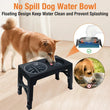 Adjustable Elevated Dog Feeder – 3-in-1 Raised Slow Feeder Bowl with Water Dispenser