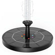 2.2W Solar Bird Bath Fountain | Floating Water Pump with LED Light & 6 Spray Nozzles for Birdbaths, Ponds, and Outdoor Water Features
