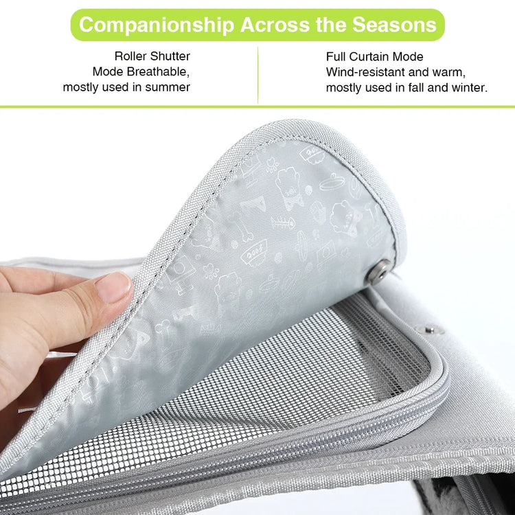 Double Sided Transparent Cat Carrier Backpack | Ventilated Travel Bag for Cats/Small Pets