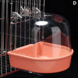 Hanging Bird Bath Box | Parakeet Shower Cage Bath | Bird Bathtub for Canary, Cockatiel, Budgerigar, Small Parrots