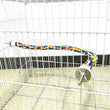Parrot Bird Standing Toys | Cotton Rope Colorful Toy Chew Perches for Bird Cage | Woven Rope Bird Accessories | Parrot Toys