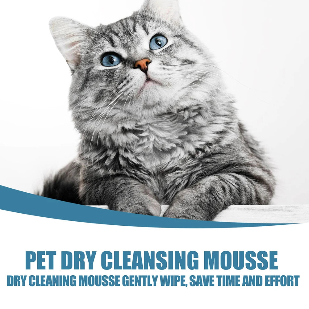 Portable Dog Waterless Cleaner – Deodorizing Cat Spray for Pet Cleaning and Travel Use