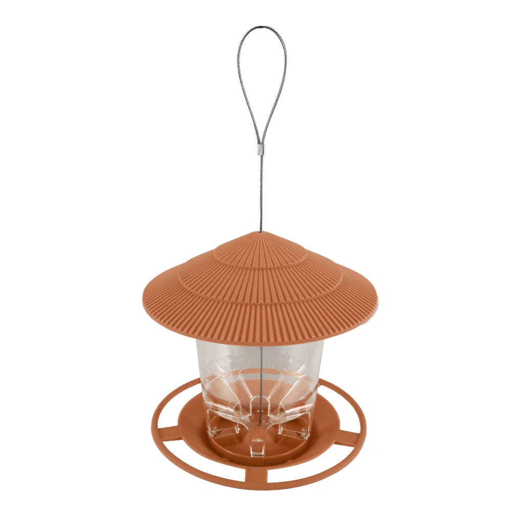 Bird Feeder | Automatic Foot Feeding Tool | Outdoor Bird Feeder Hanging Nut Feeding Multiple Hole Dispenser Holder Food Container