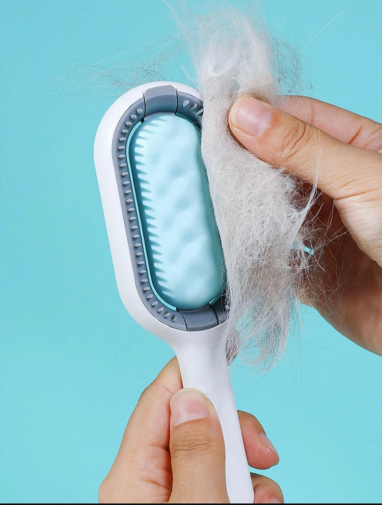 Clean Cat Dog Hair Removal Comb | Pet Grooming Brush | Wipes-Ready Brush for Cats/Dogs | Katten Accessories
