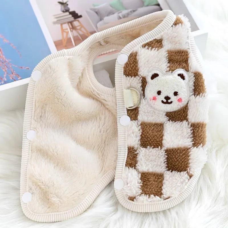 Winter Warm Hairless Cat Clothes | Buckle Cardigan Sweater For Sphynx, Ragdoll, Siamese & Persian Cats