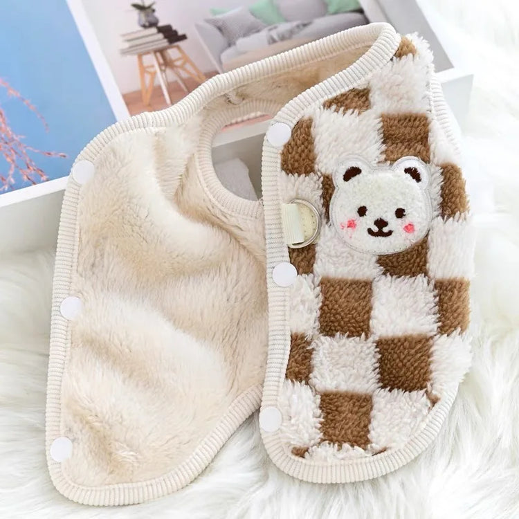 Winter Warm Hairless Cat Clothes | Buckle Cardigan Sweater For Sphynx, Ragdoll, Siamese & Persian Cats