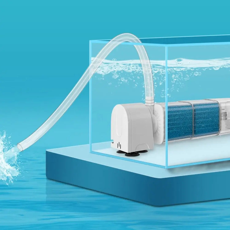 Mute Submersible Fish Tank Filter with Built-in Water Circulation Pump