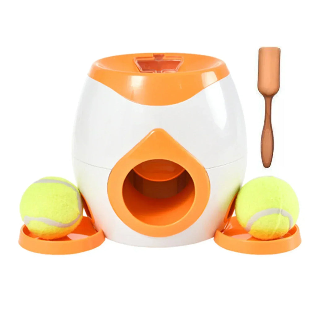 Smart Interactive Dog Training Toy – Tennis Ball Feeder & Snack Reward System