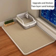 1Pc Large Size Cat Litter Mat | Advanced Honeycomb Double-Layer Design | Urine Waterproof | Easy Cleaning | Scatter Control | Stay Clean