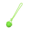 Dog Ball Toys – Bouncy Rubber Ball with Rope for Interactive Play