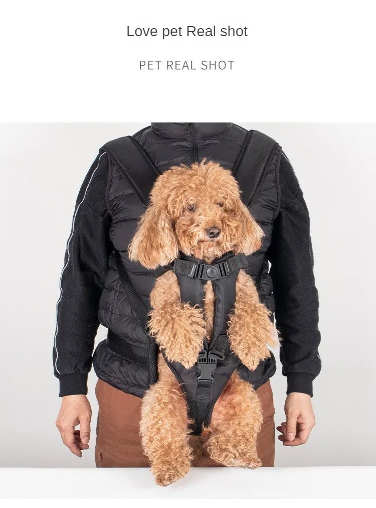 Chest Pet Bag Large Dog Backpack – Convenient and Comfortable Carrier for Medium Breeds