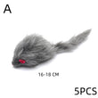 5PCS Plush Simulation Mouse Cat Toys | Pet Teasing Interactive Toys | Colorful Cat Fun Mouse Toys | Gifts | Pet Supplies