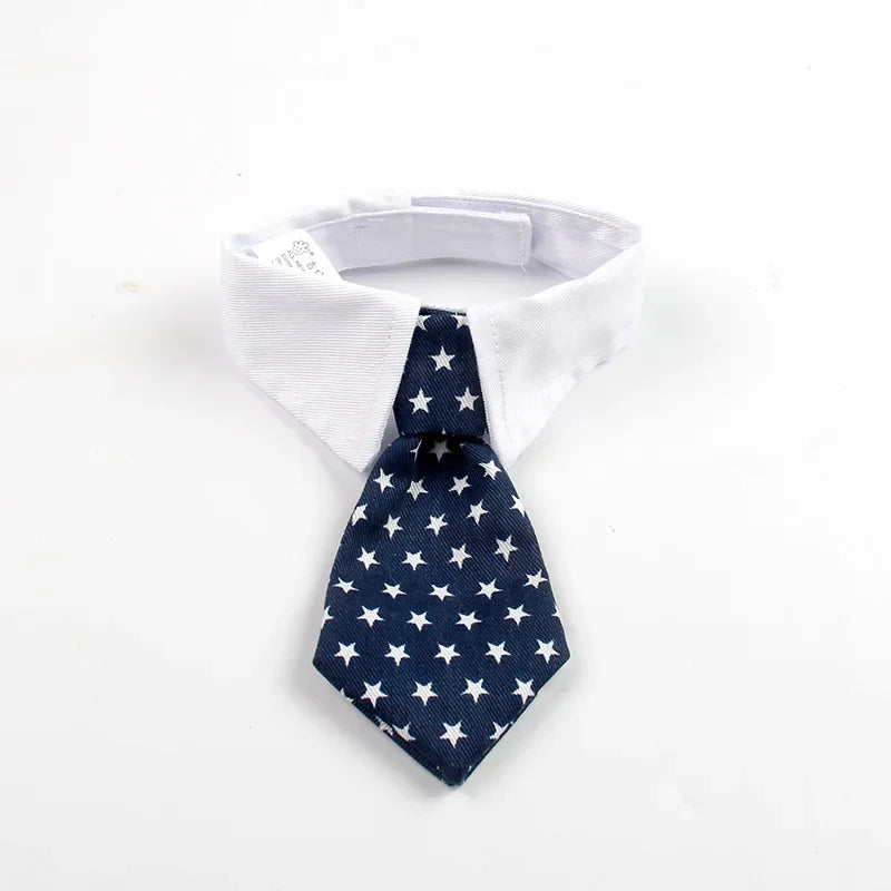 Gift Pet Dog/Cat Formal Necktie | Tuxedo Bow Tie - Black and Red Collar for Dog/Cat | Pet Accessories for Wedding, Holiday, and Party