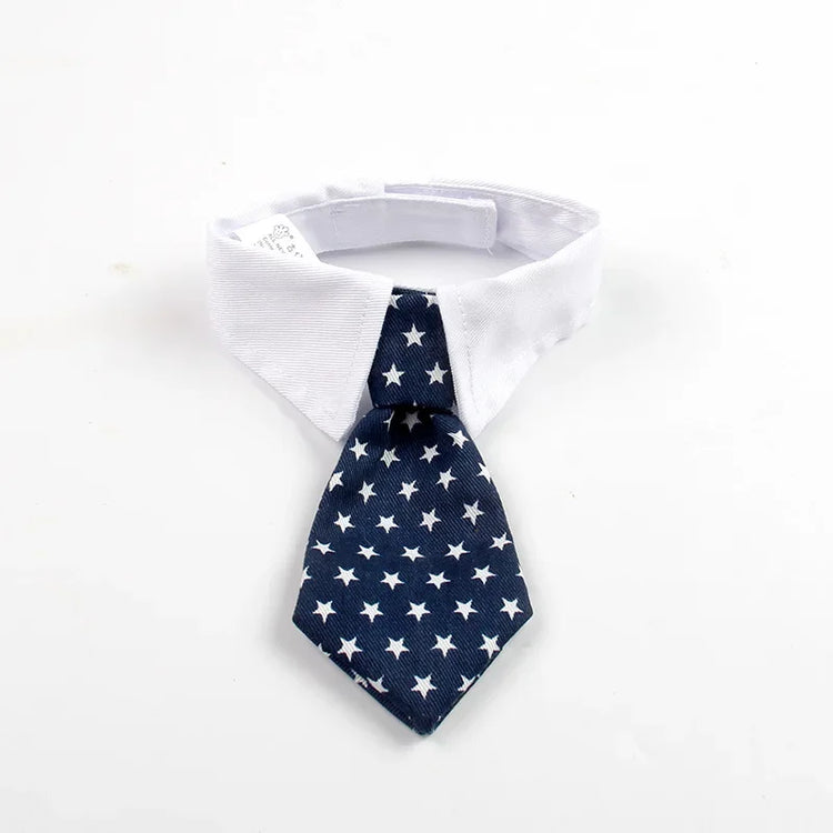 Gift Pet Dog/Cat Formal Necktie | Tuxedo Bow Tie - Black and Red Collar for Dog/Cat | Pet Accessories for Wedding, Holiday, and Party