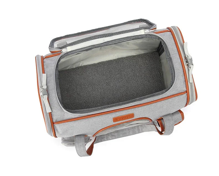 Crossbody Dog Bag – Pet Backpack | Multipurpose Solid Color Shoulder Carrier - Cats/Dogs | Breathable, Portable & Travel-Friendly