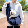 Portable Pet Shoulder Sling Carrier – Breathable Travel Bag for Small Dogs & Cats up to 7.5kg