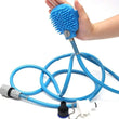 Pet Shower Sprayer with Massage Brush – 2.5M Hose, Indoor & Outdoor Use for Dogs and Cats