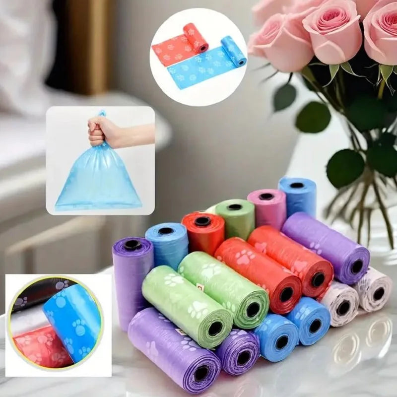 Dog Poop Bags Biodegradable Pet Garbage Bag Cat Doggie Outdoor Home Clean Refill Garbage Poop Bag Pet Supplies