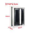 Heavy-Duty Aluminum Dog Door with Lockable Dual Flap – Magnetic Closure Pet Door for Medium & Large Dogs, Indoor/Outdoor Use