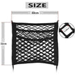 Dog Car Net Barrier with Storage Bag – Rear Seat Safety Fence for Pets and Kids