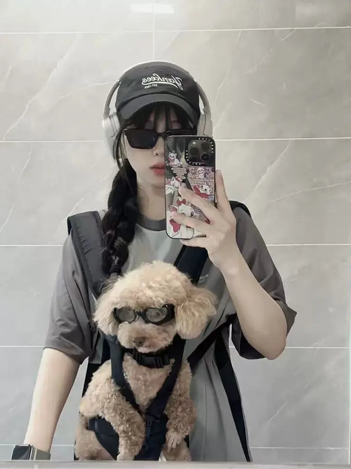 Chest Pet Bag Large Dog Backpack – Convenient and Comfortable Carrier for Medium Breeds