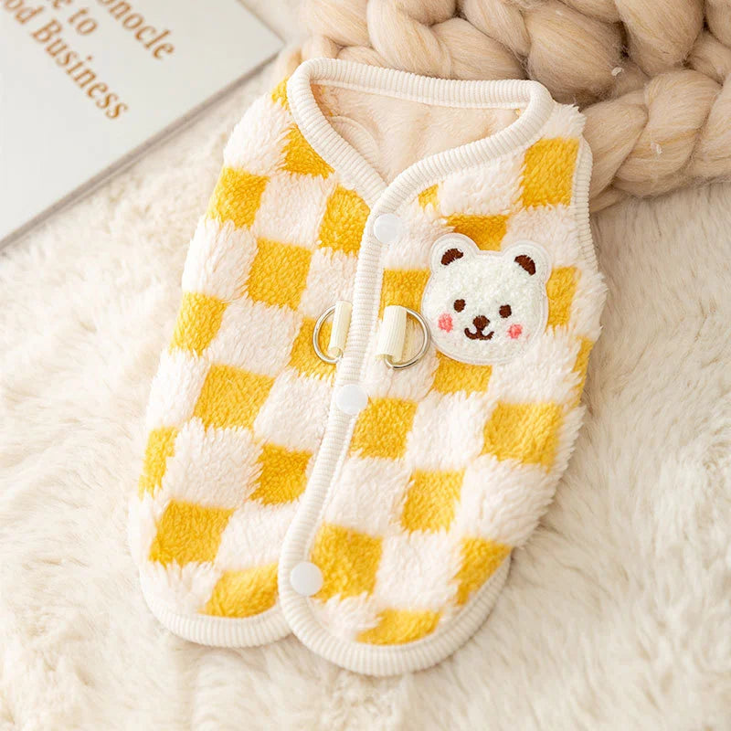Winter Warm Hairless Cat Clothes | Buckle Cardigan Sweater For Sphynx, Ragdoll, Siamese & Persian Cats