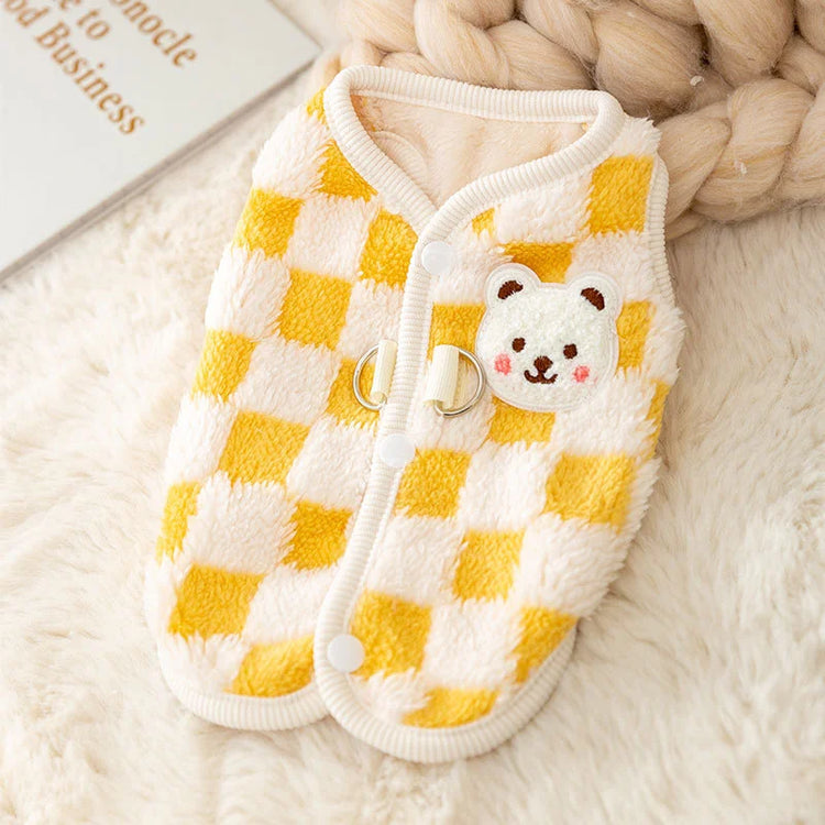 Winter Warm Hairless Cat Clothes | Buckle Cardigan Sweater For Sphynx, Ragdoll, Siamese & Persian Cats