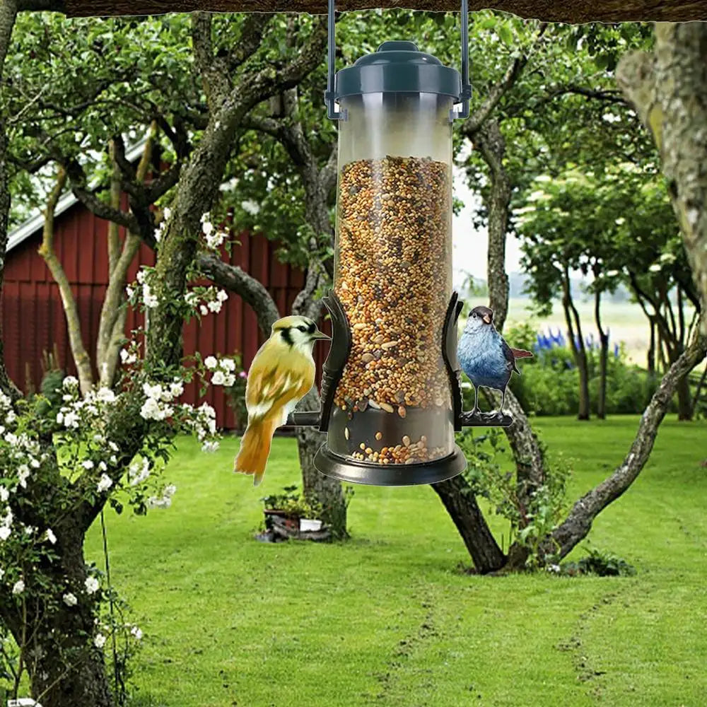 Bird Seed Feeder | Hanging Bird Feeder | Wild Bird Seed Feeder | Garden Paddock Bird Feeding Tool | Pet Supplies For Small Birds
